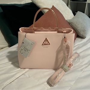 Loungefly x Harry Potter Deathly Hallows Rose Gold Handbag